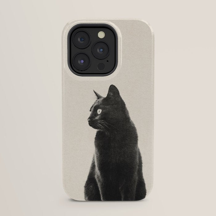 Black Cat iPhone Case Gallery Image 31