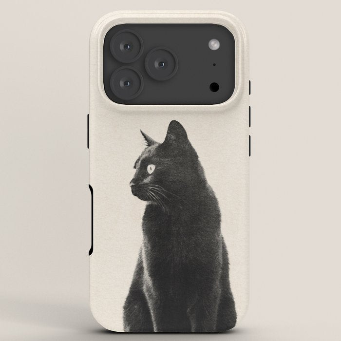 Black Cat iPhone Case Gallery Image 7