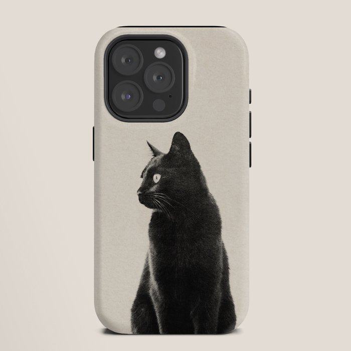 Black Cat iPhone Case Gallery Image 11