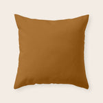 Burnt Orange Solid Color Throw Pillow Gallery Image 1