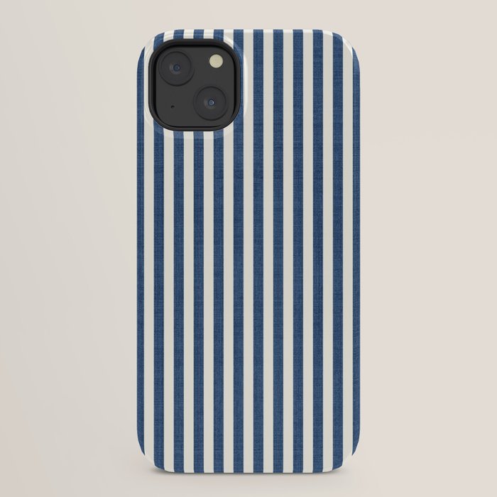 Pinstripe in Navy Blue iPhone Case Gallery Image 30