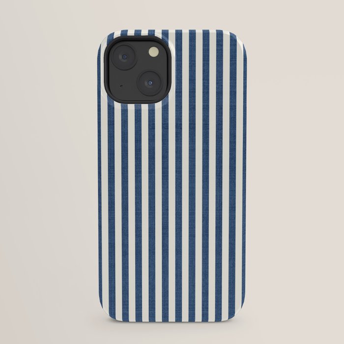 Pinstripe in Navy Blue iPhone Case Gallery Image 21