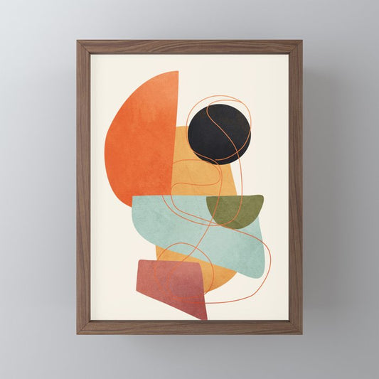 Abstract Shapes 16 Mini Art Print Gallery Image 2