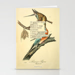 Bird Divinations: Passenger Pigeon (about: almanacofbirds.org) Stationery Card Gallery Image 1