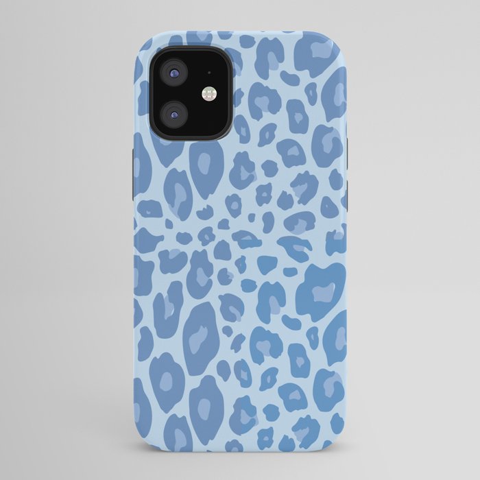 ultra bold leopard blue pastel iPhone Case Gallery Image 42