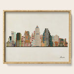 austin skyline Serving Tray Gallery Image 1