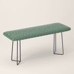 Colorful vintage flower art pattern Bench Gallery Image 1
