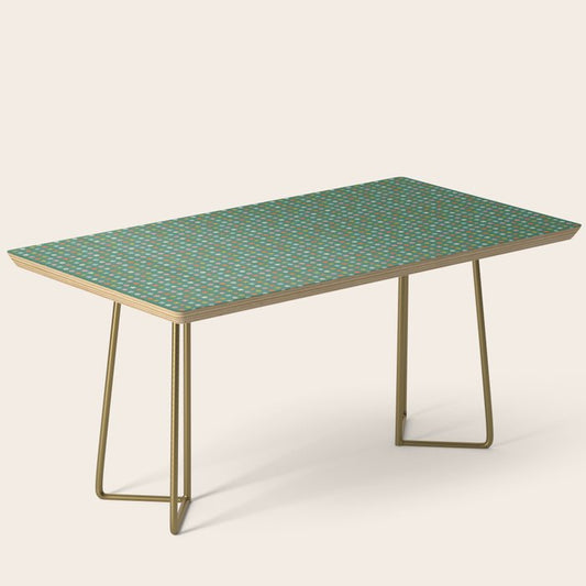 Colorful vintage flower art pattern Coffee Table Gallery Image 2