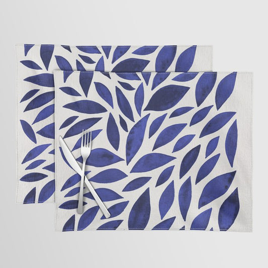 Diamond Leaves â Navy Placemat Gallery Image 2