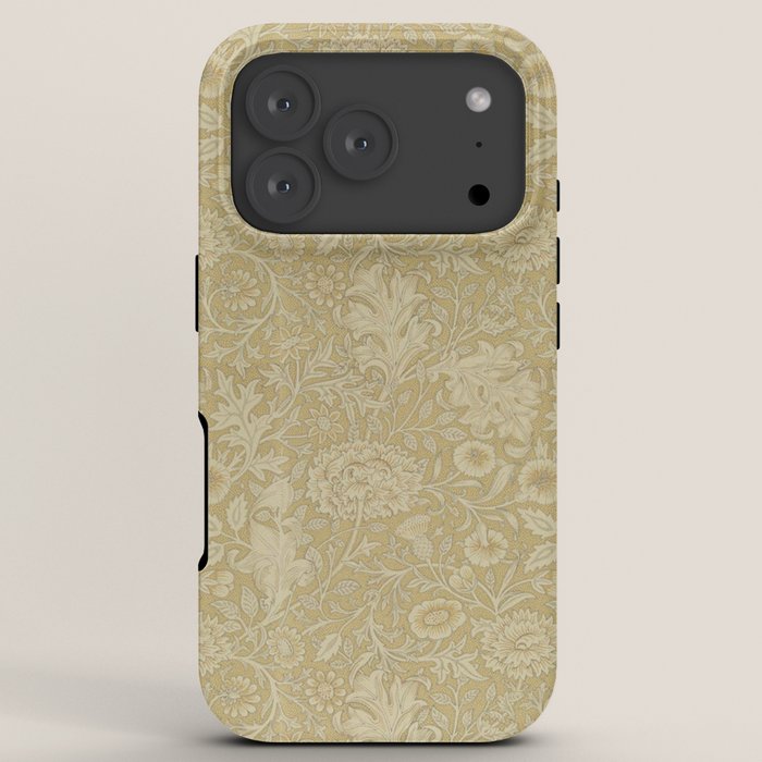 William Morris Vintage Double Bough Antique Gold iPhone Case Gallery Image 7