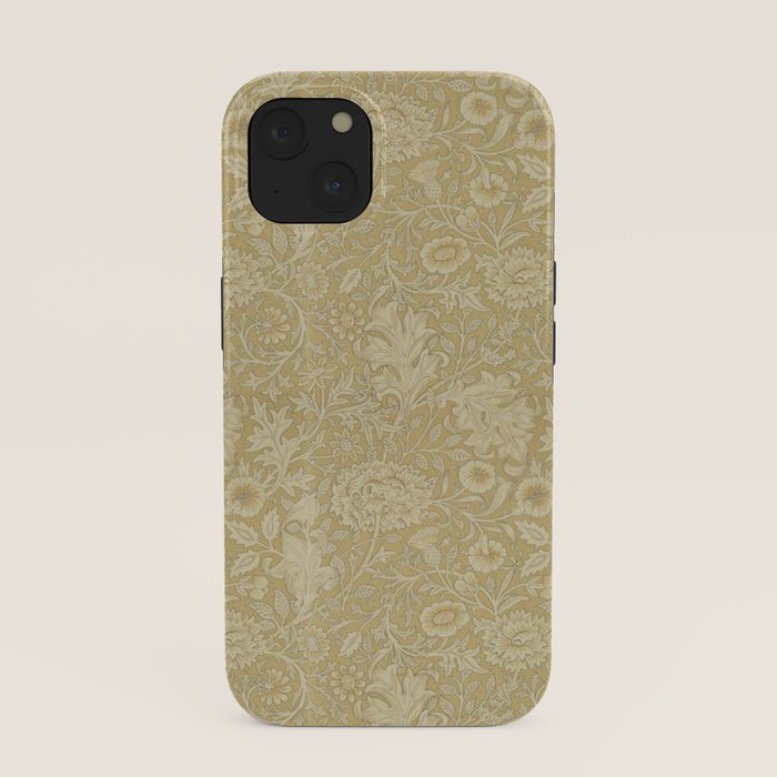 William Morris Vintage Double Bough Antique Gold iPhone Case Gallery Image 37