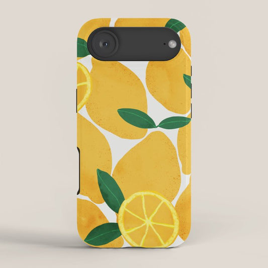 lemon mediterranean still life iPhone Case Gallery Image 2
