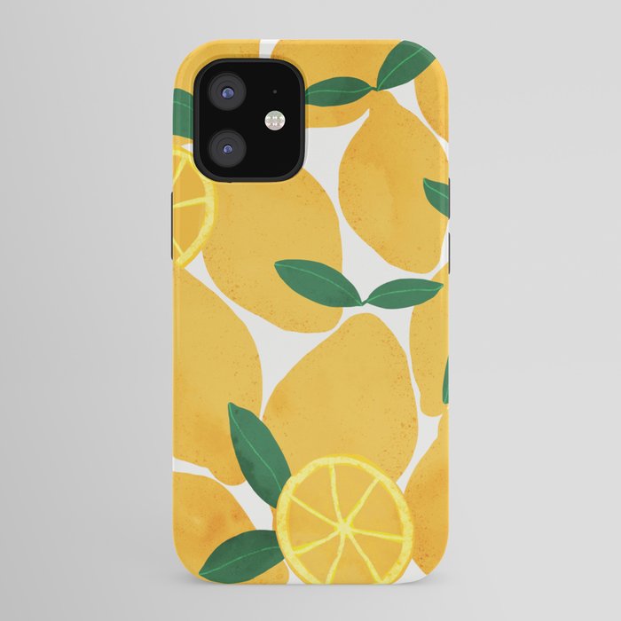 lemon mediterranean still life iPhone Case Gallery Image 41