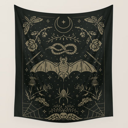 Cemetery Nights Wall Tapestry Gallery Image 1