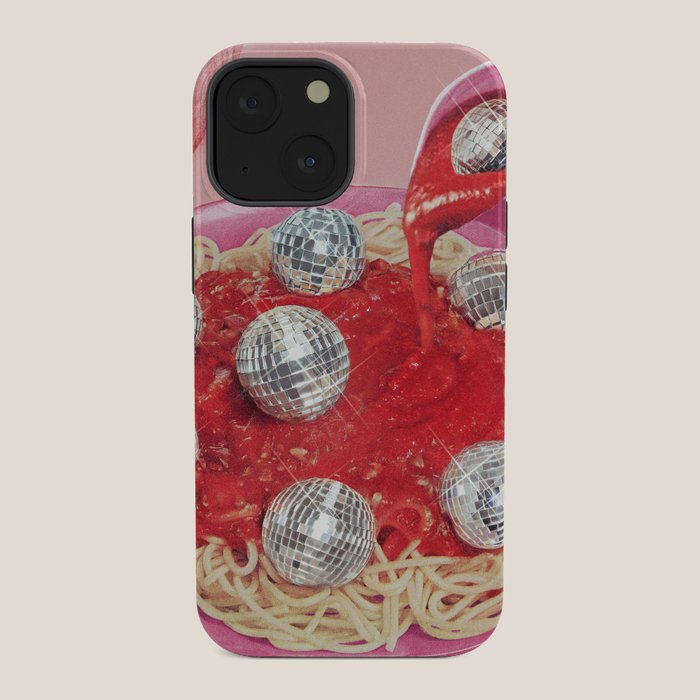 Spaghetti Disco Balls - Pink and Red iPhone Case Gallery Image 34