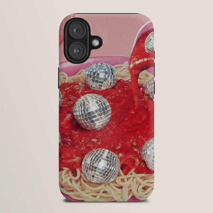 Spaghetti Disco Balls - Pink and Red iPhone Case Gallery Image 10