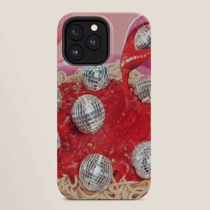 Spaghetti Disco Balls - Pink and Red iPhone Case Gallery Image 28