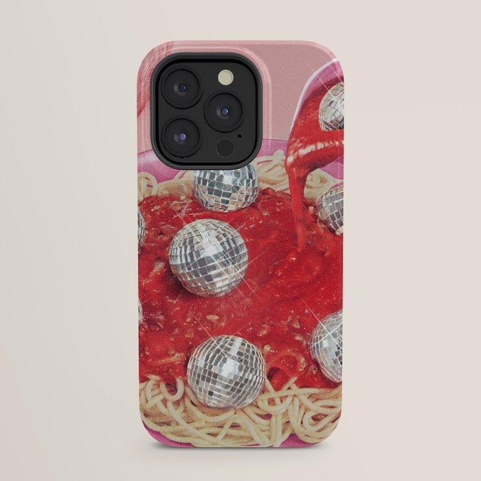 Spaghetti Disco Balls - Pink and Red iPhone Case Gallery Image 23