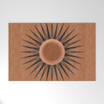 Terracotta Mid Century Sunburst Welcome Mat Gallery Image 1