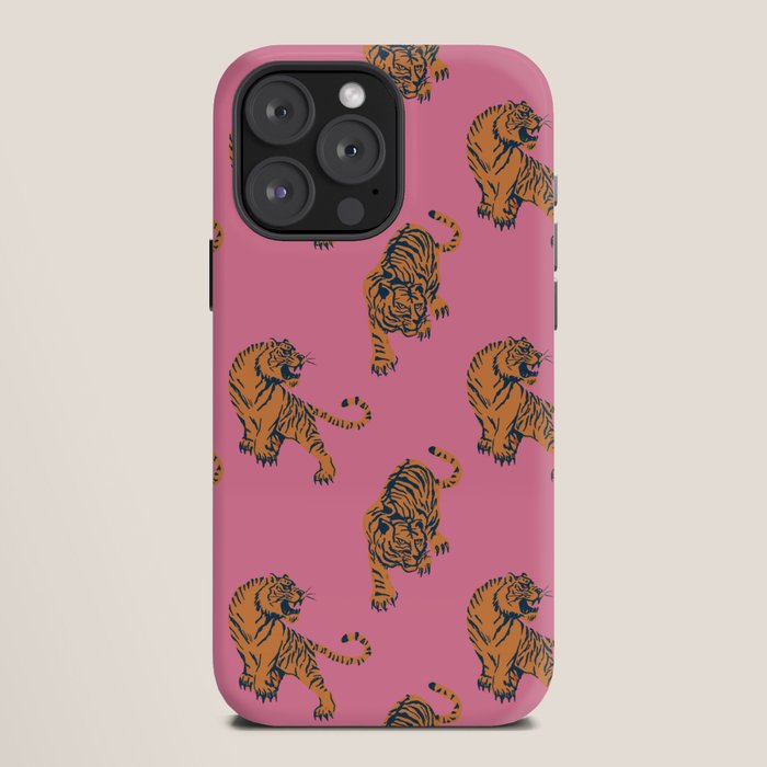 tiger print pink iPhone Case Gallery Image 12