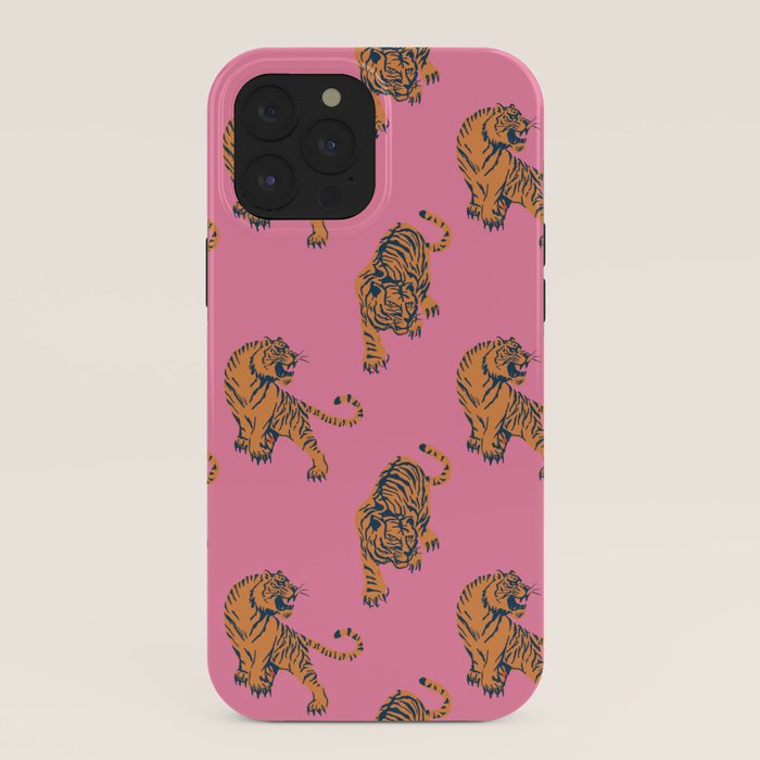 tiger print pink iPhone Case Gallery Image 40