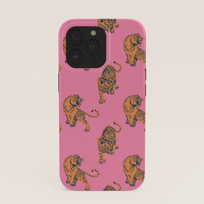 tiger print pink iPhone Case Gallery Image 39