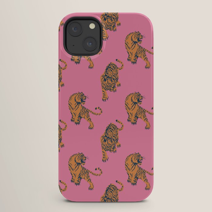 tiger print pink iPhone Case Gallery Image 26