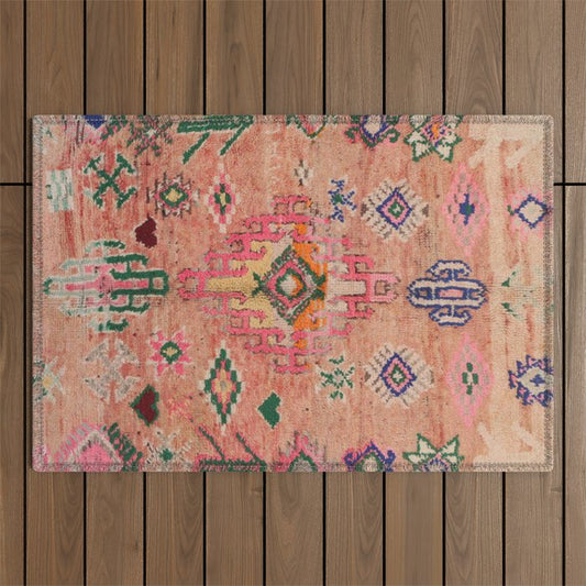 Moroccan Berber Traditional Carpet Outdoor Rug Gallery Image 1