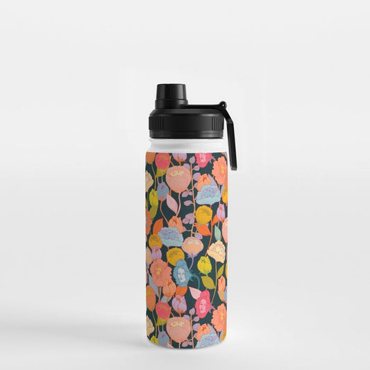 Wonderland Flowers Water Bottle Gallery Image 2