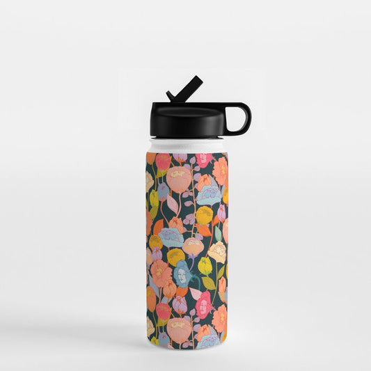 Wonderland Flowers Water Bottle Gallery Image 1