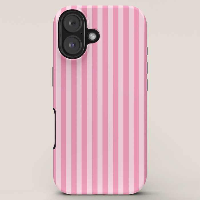 Striped Vertical 2 Pink iPhone Case Gallery Image 5
