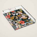 Animal print dark jungle Acrylic Tray Gallery Image 1