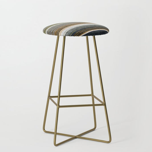 serape southwest stripe - muted natural tones Stool Gallery Image 2