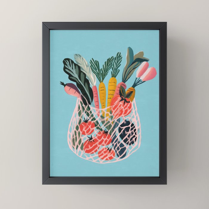 Market Morning Mini Art Print Gallery Image 3