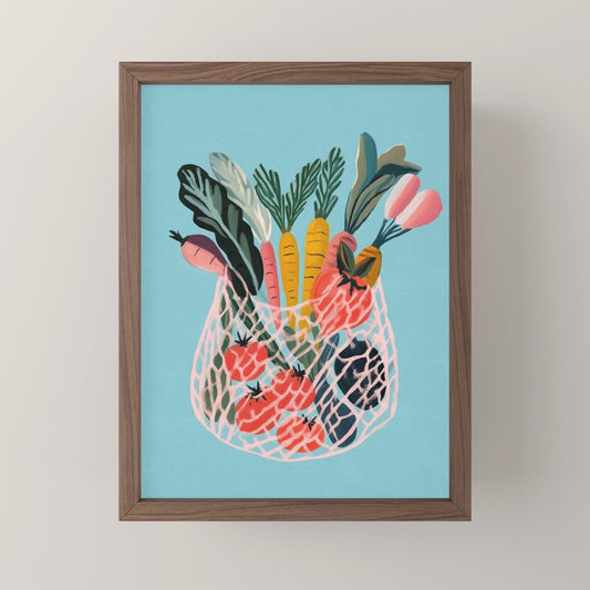 Market Morning Mini Art Print Gallery Image 2