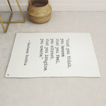 Buddha quote 5 Rug Gallery Image 1