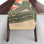 Mexico, Cactus Vintage Wall Art Table Runner Gallery Image 1