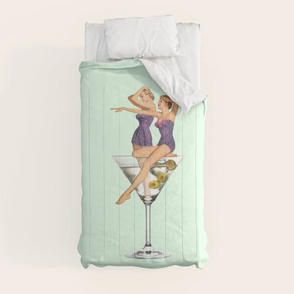 girls night green Comforter Gallery Image 9