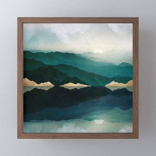 Waters Edge Reflection Mini Art Print Gallery Image 2