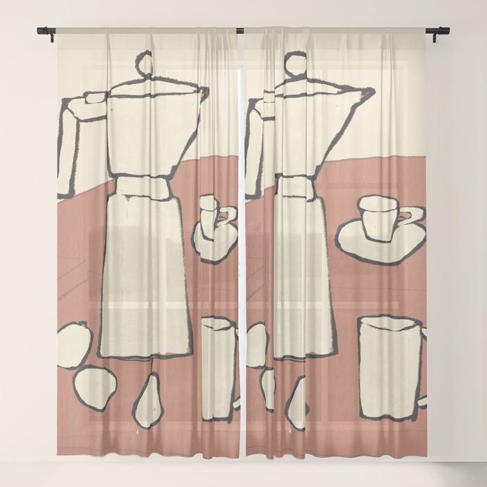 Coffee Time Window Curtain Gallery Image 21