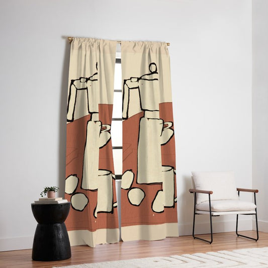 Coffee Time Window Curtain Gallery Image 2