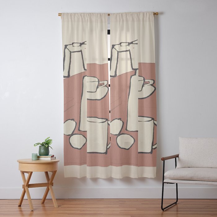 Coffee Time Window Curtain Gallery Image 9