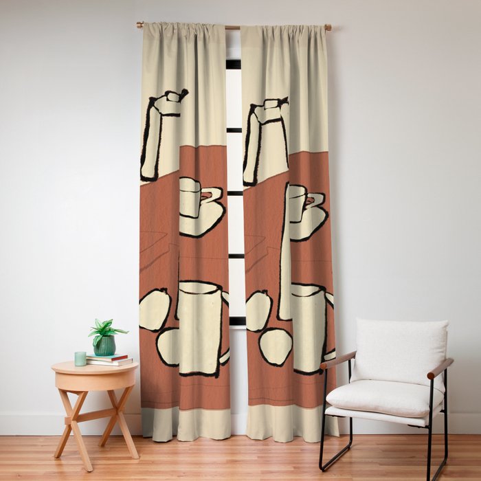 Coffee Time Window Curtain Gallery Image 8