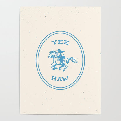 Yee Haw in Blue Poster Gallery Image 2