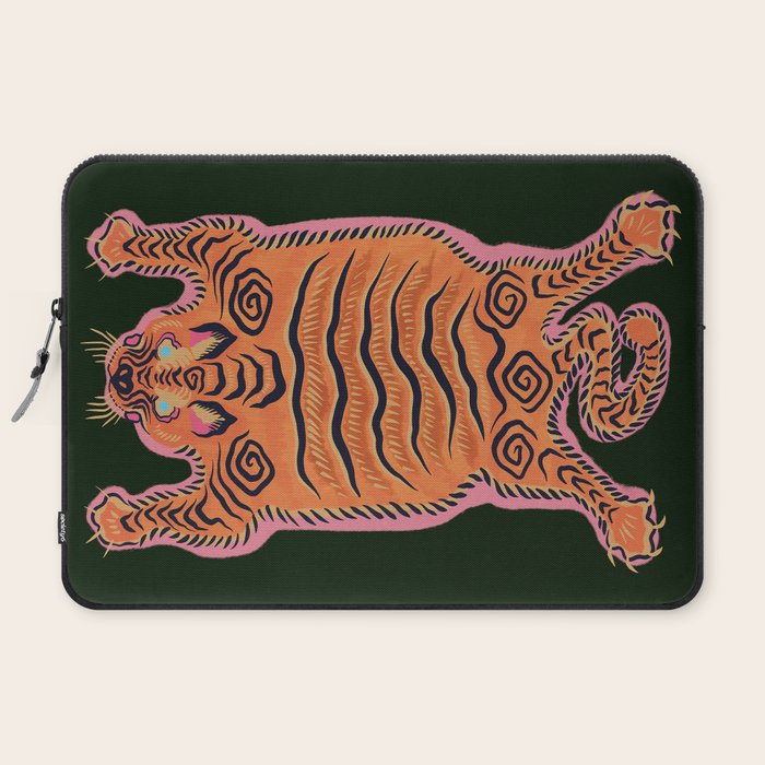 Wild Tiger Rug Laptop Sleeve Gallery Image 2