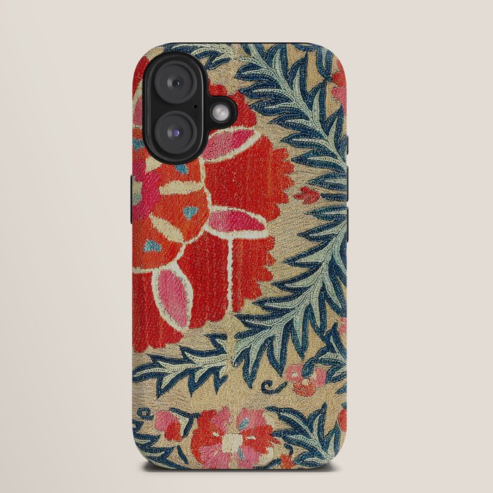 18th Century Suzani Fragment Print iPhone Case Gallery Image 9