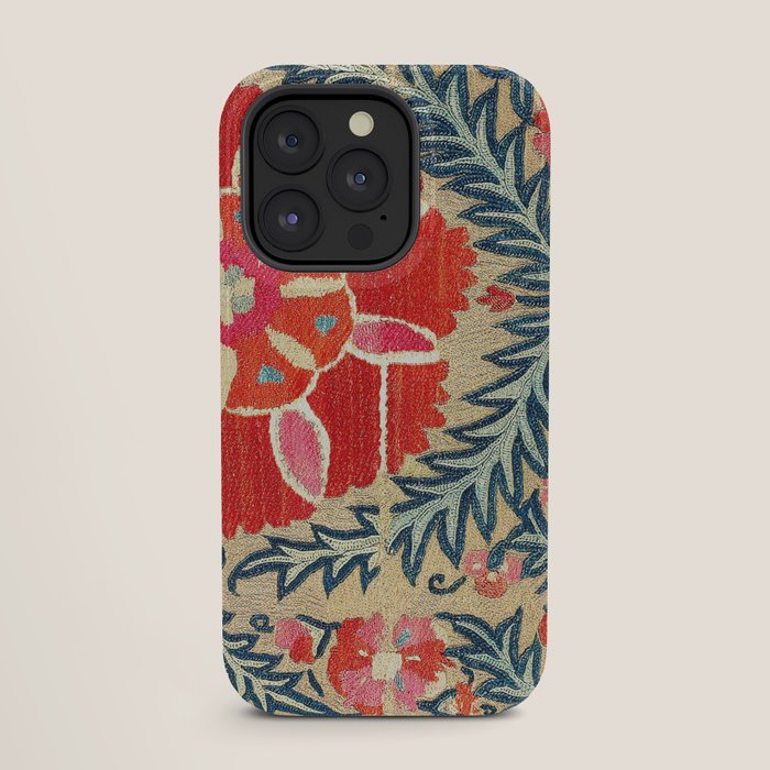18th Century Suzani Fragment Print iPhone Case Gallery Image 27