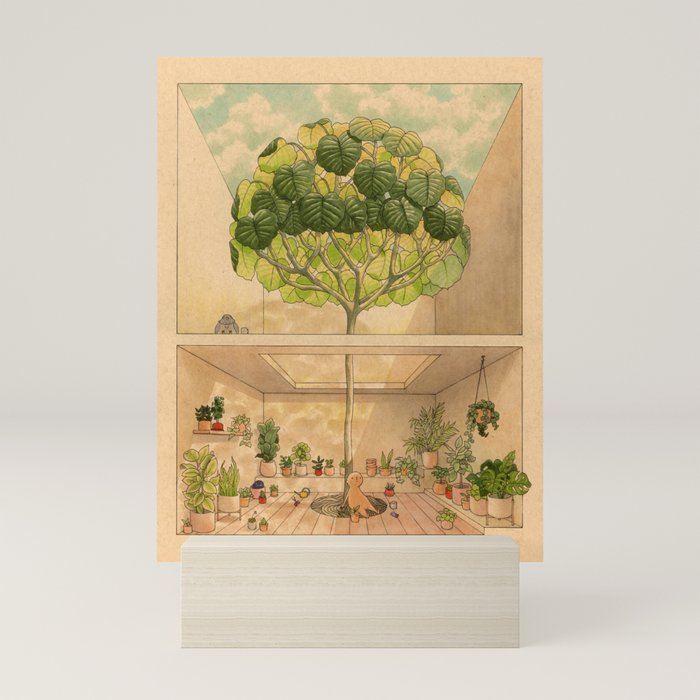 Round Tree Mini Art Print Gallery Image 5
