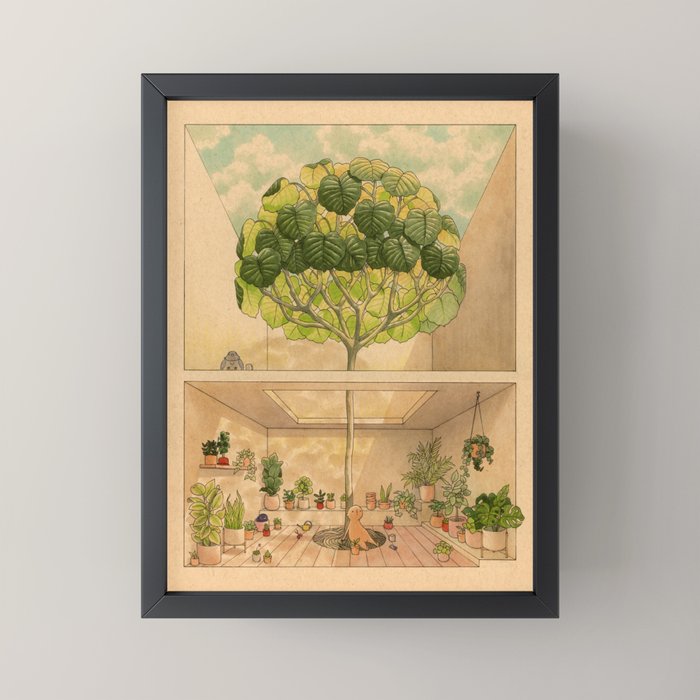 Round Tree Mini Art Print Gallery Image 3