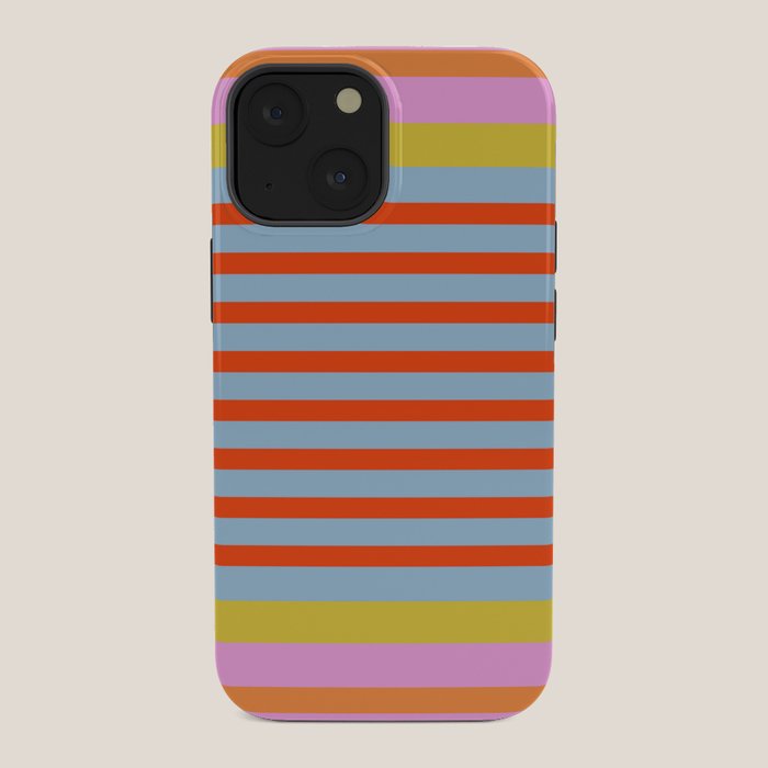 Bold Color Stripes Play Summer Bright Pattern 1 iPhone Case Gallery Image 34